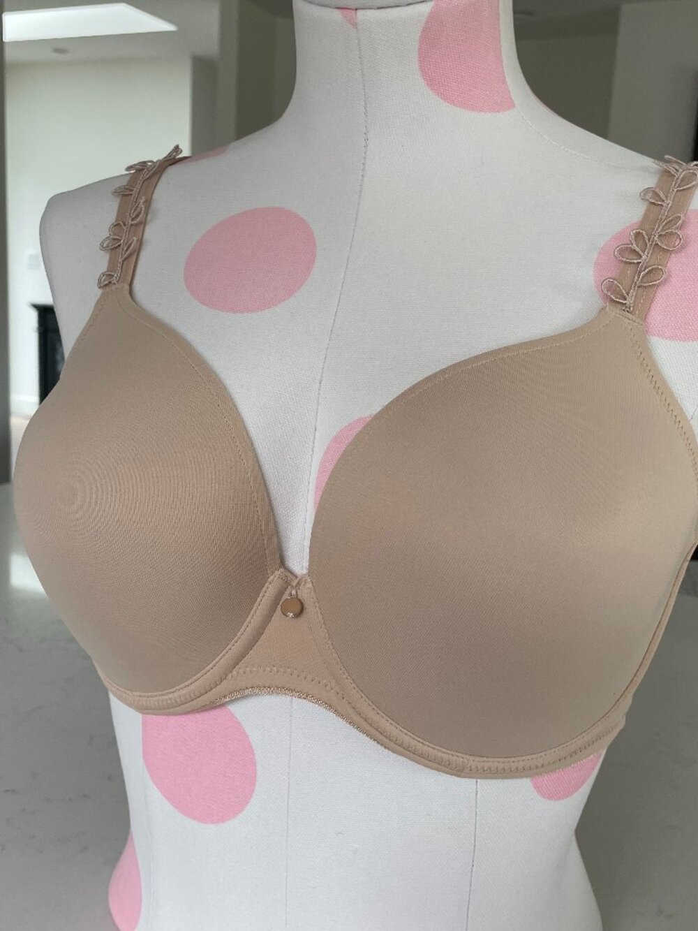 Prima Donna Perle 0162345 Underwire T Shirt Bra in cafe au lait Sz UK 32F